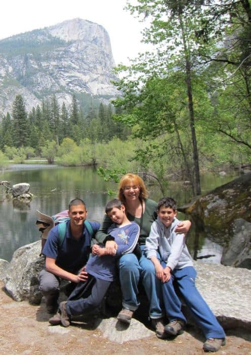 At Mirror Lake - Yosemite National Park
