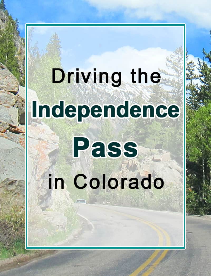Driving the Independence Pass, Colorado