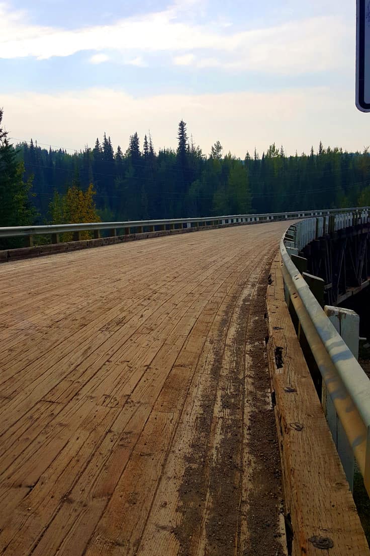 Kiskatinaw Bridge - part of the old Alaska Highway