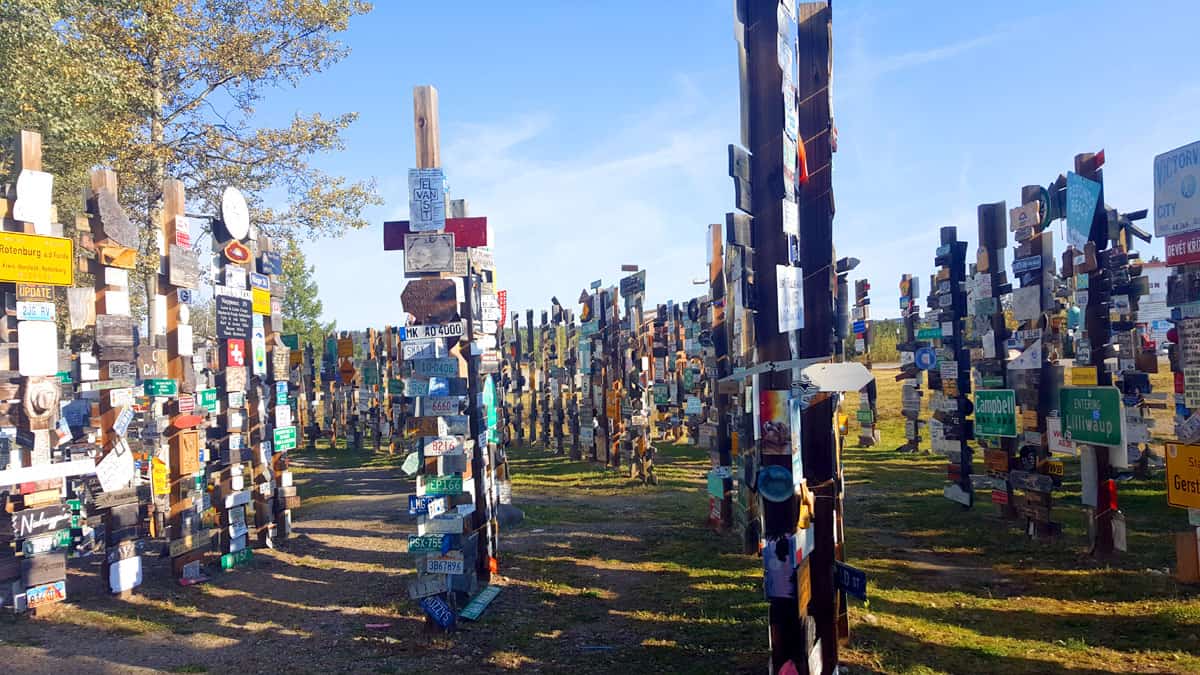 The Signpost Forest in Watson Lake