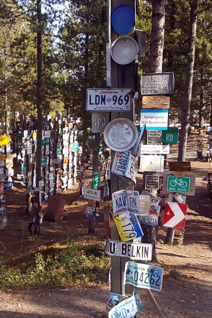 Watson Lake Signpost Forest - a stop along the Alaska Highway