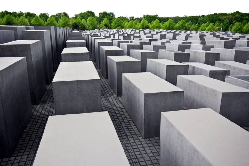 The holocaust memorial in Berlin