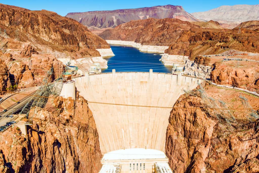 Majestic aerial shot of Hoover Dam, Hoover Dam - 13 Fantastic Self-Drive Day Trips Around Las Vegas