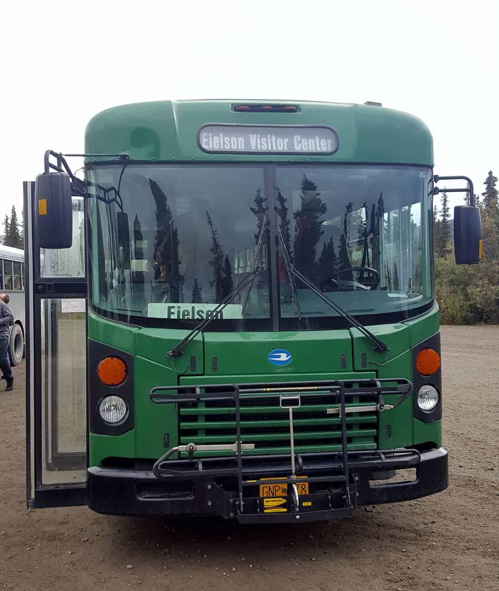Shuttle bus at Denali National Park 