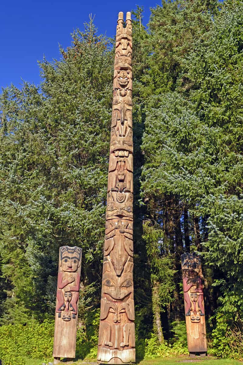 Totem Poles at Sitka National Park