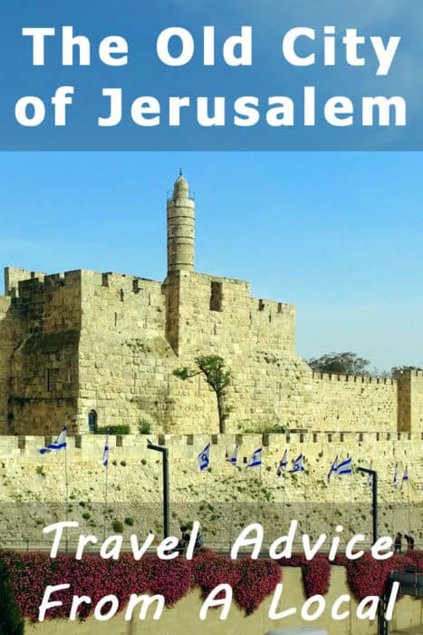 Visiting the Old City of Jerusalem - A guide from a local. Learn all about the Walls, the Quarters and the Gates of the Old CIty and get exclusive tips for visiting the Western Wall, the Church of the Holy Sepulchre and the famous Dome of the Rock. #Jerusalem #Israel #TravelIsrael #IsraelTravel