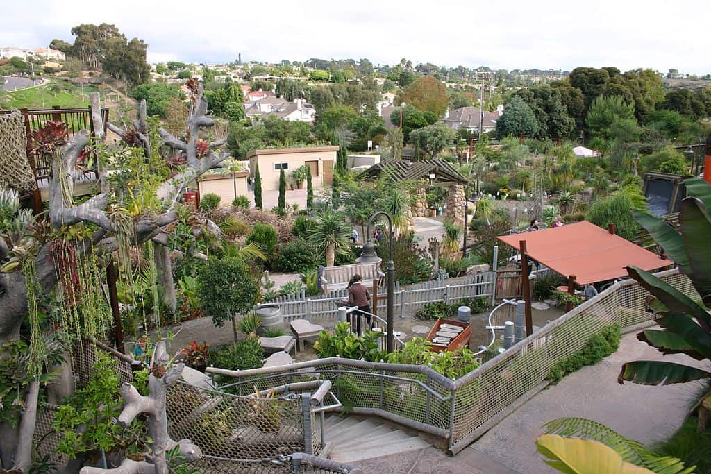 View of the San Diego Botanic Garden (formerly Quail Botanical Gardens)