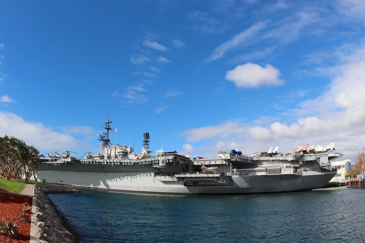 View of USS Midway Museum