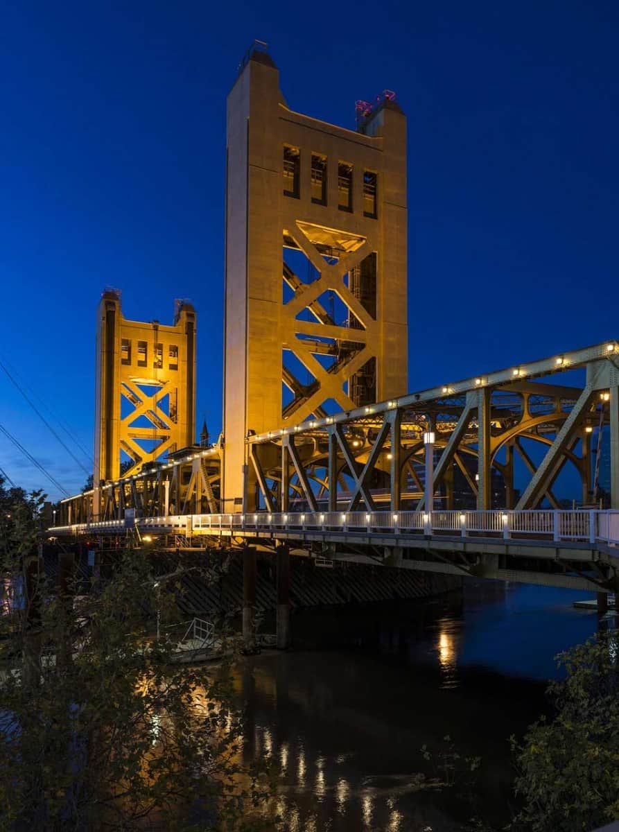 Tower Bridge across Sacramento River