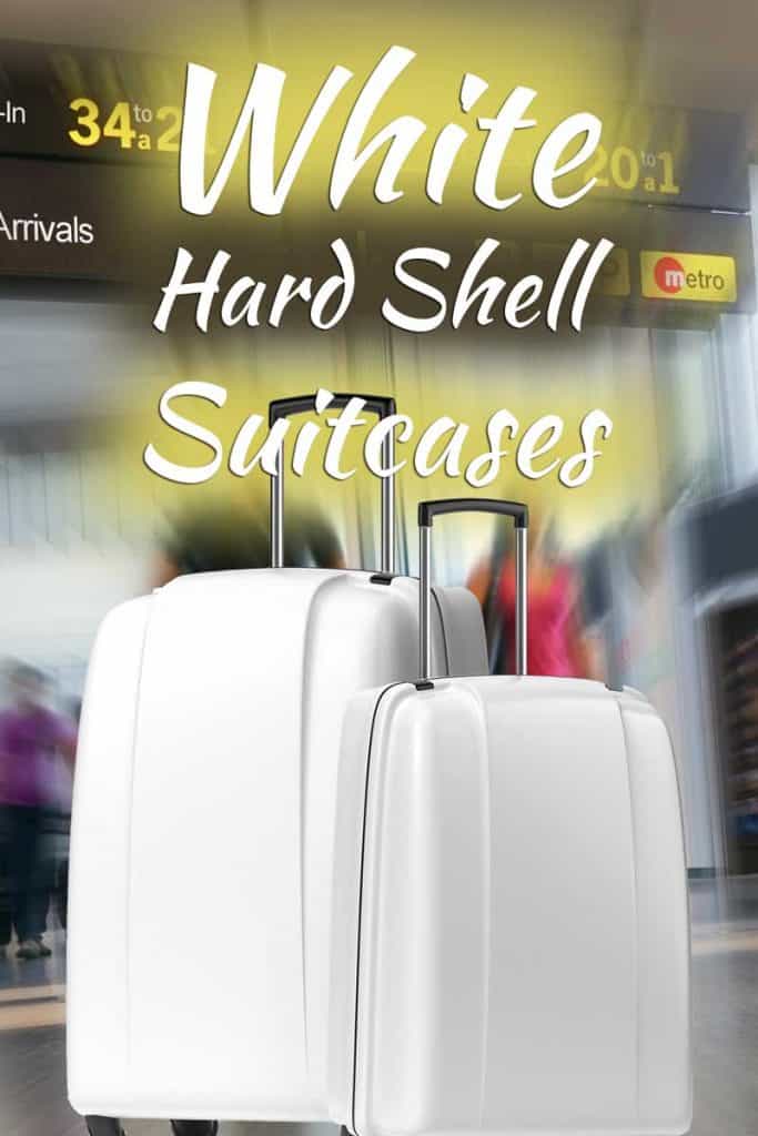 11 Gorgeous White Hard Shell Suitcases That You'll Love