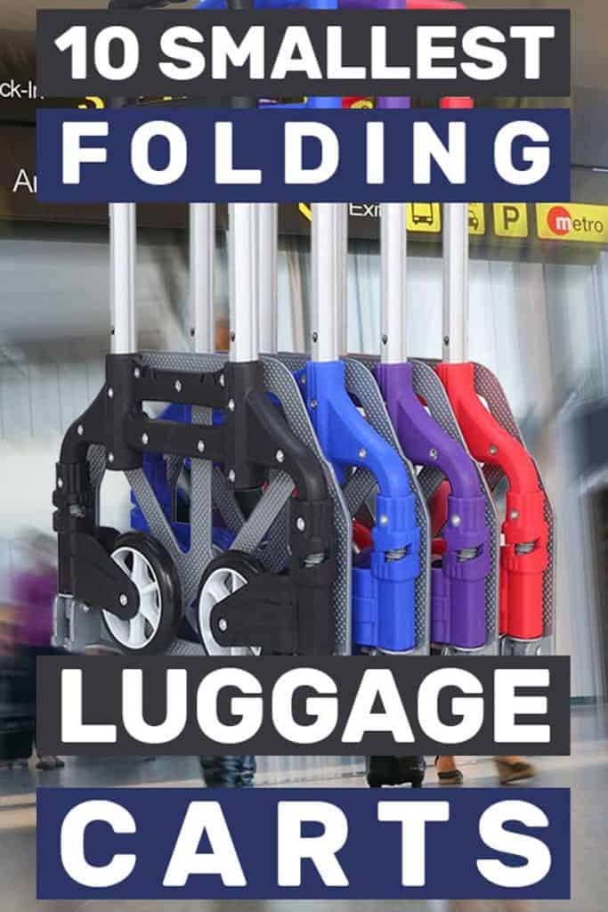 10 Smallest Folding Luggage Carts [We Could Find on Amazon]