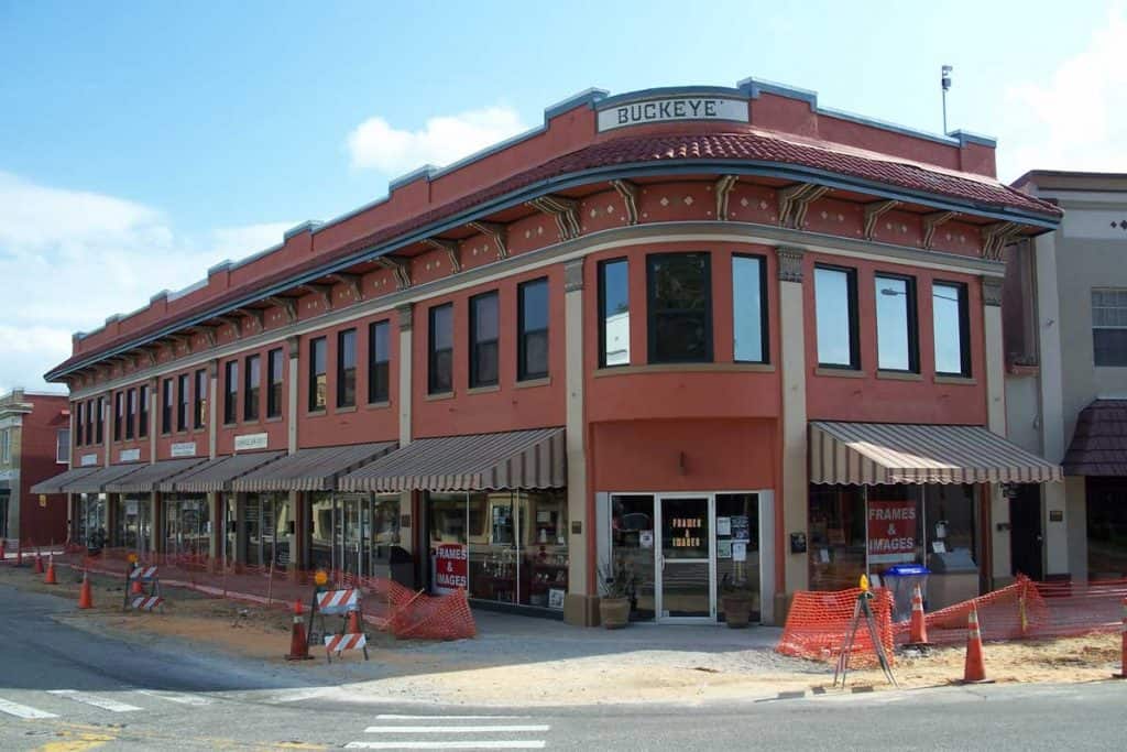 Buckeye building of downtown Sebring