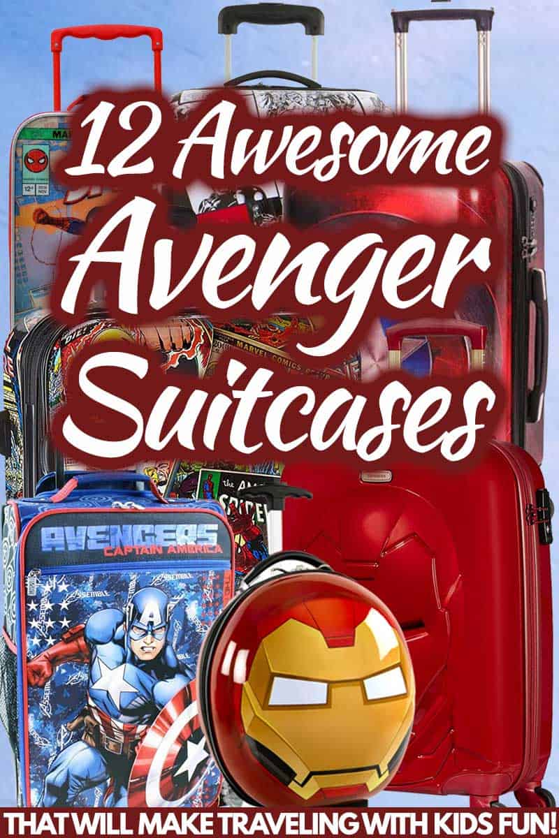 12 Awesome Avengers suitcases That Will Make Traveling With Kids Fun!