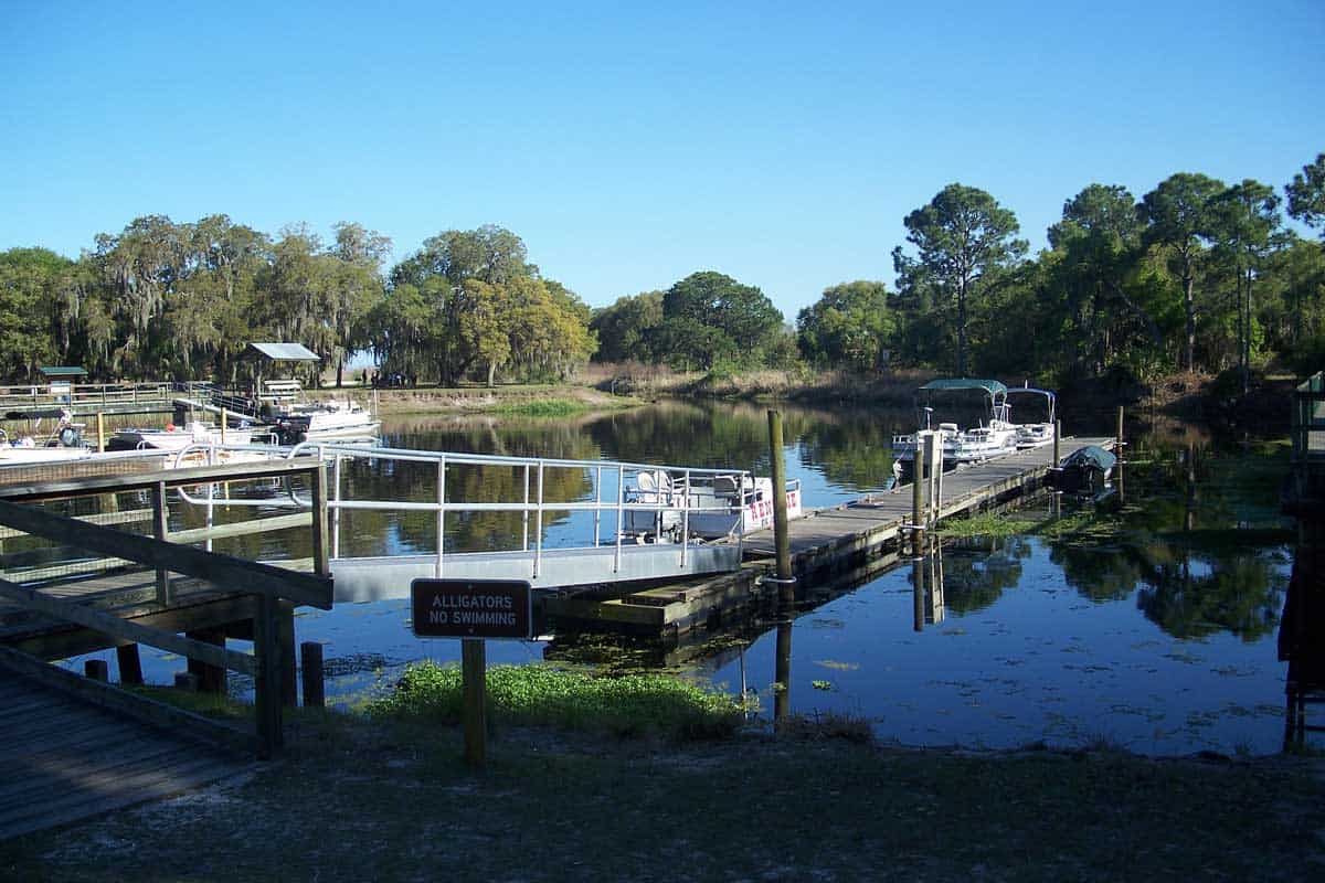 Lake Kisimee Dock at Orlando, Florida