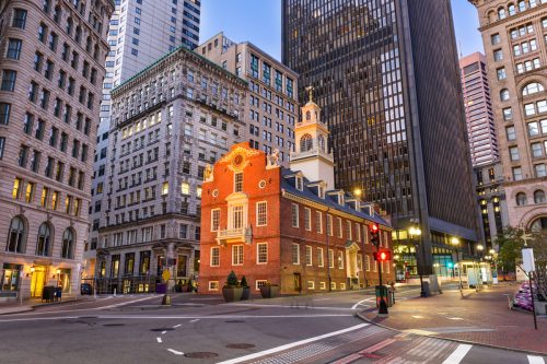Boston, Massachusetts, USA cityscape at the Old State House, Do You Need A Car When Visiting Boston?