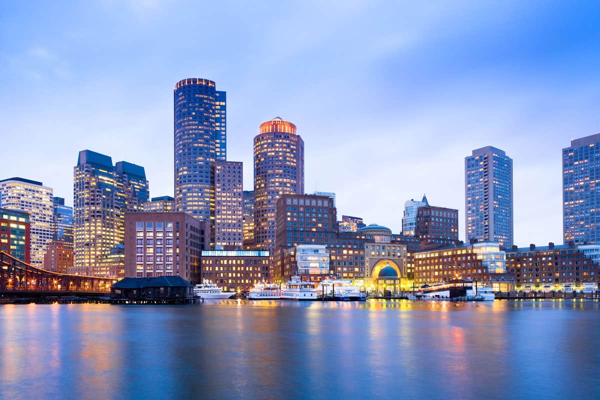 Tall buildings of Boston, USA