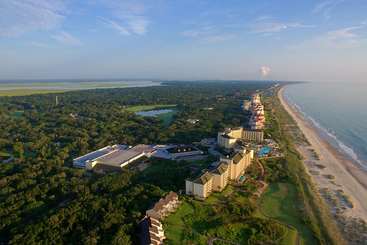 Amelia Island Florida, United States of America, View of the Amelia island beach front