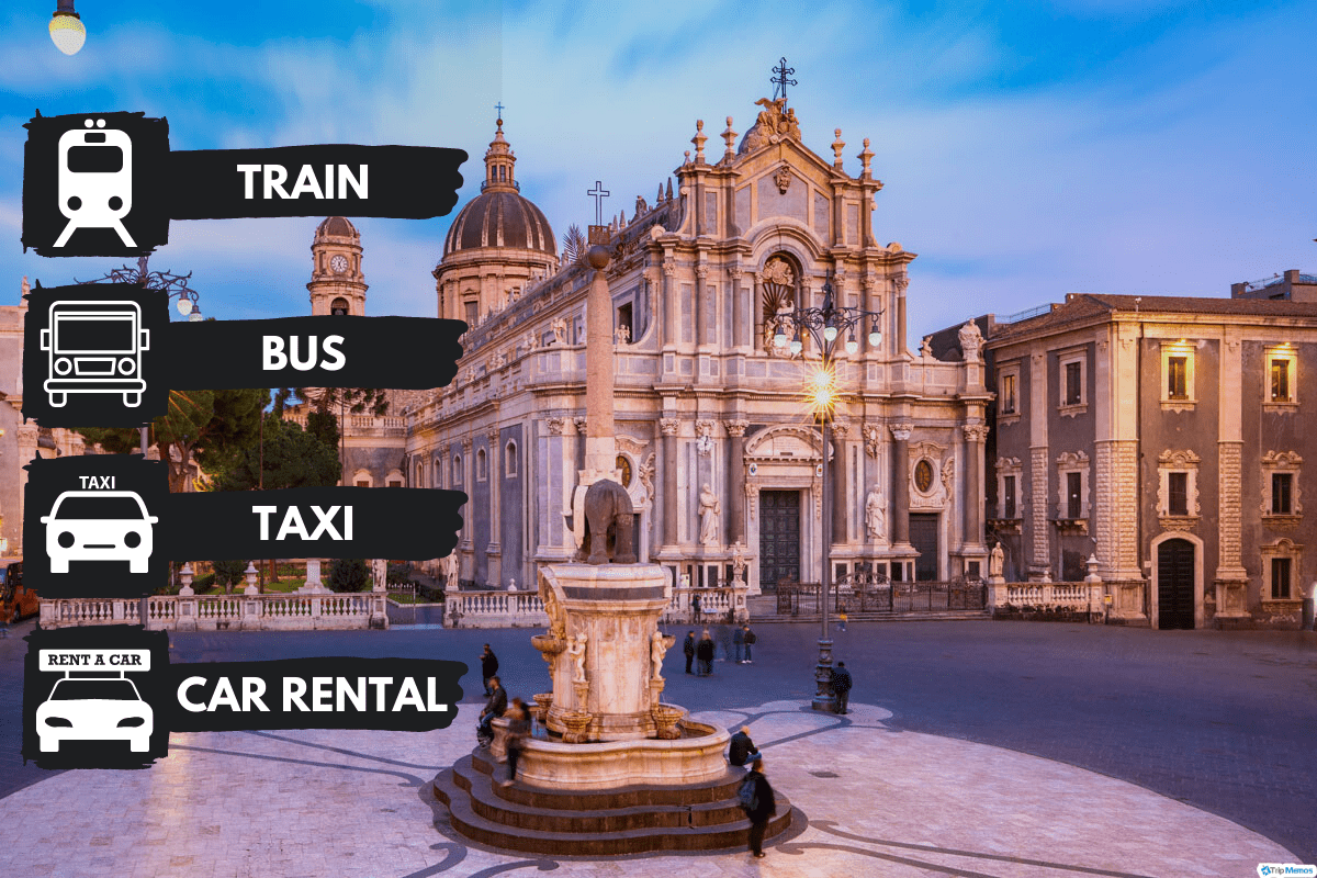 Piazza Duomo in Catania with the Cathedral of Santa Agatha and Liotru, How to Go From Naples to Sicily [Travel Tips]