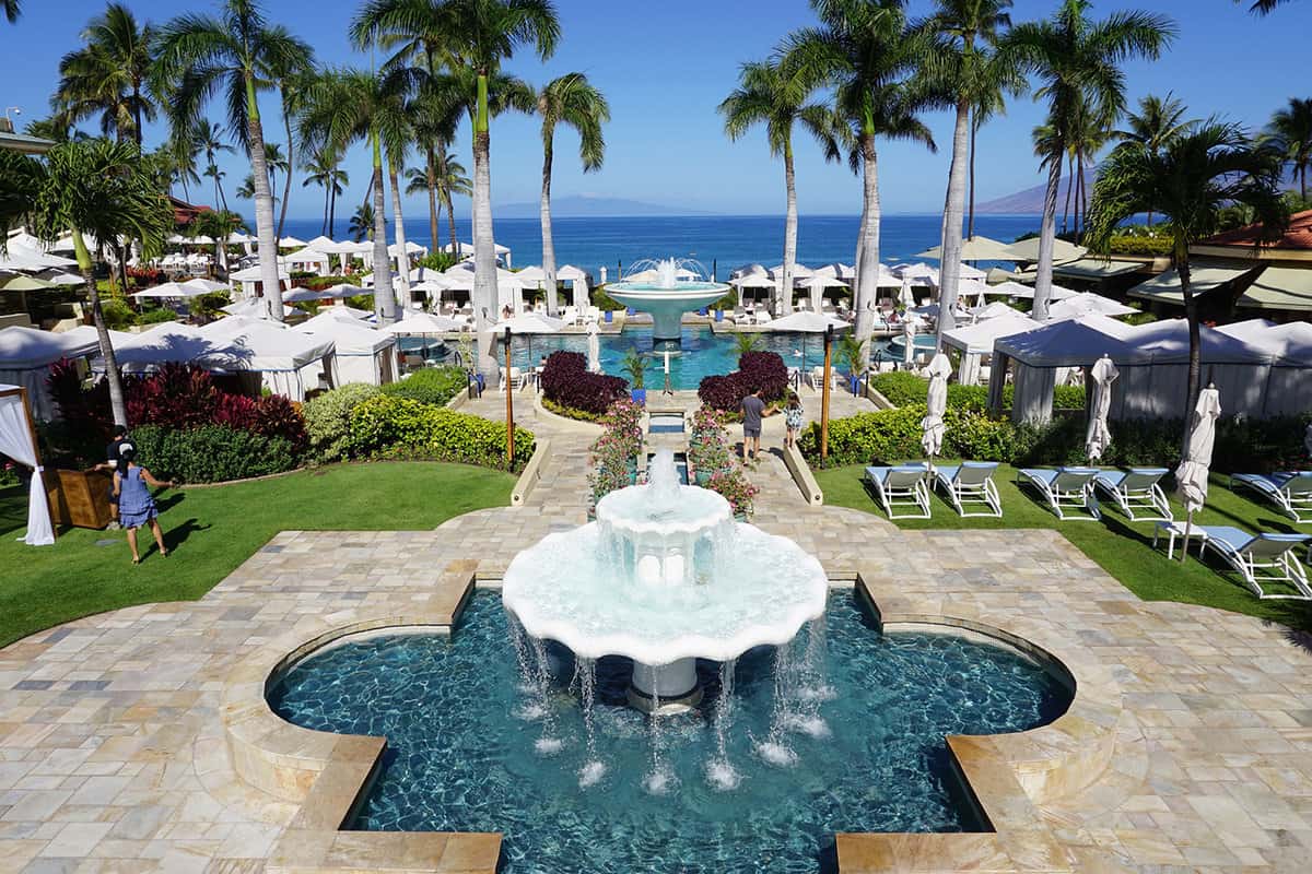 The Four Seasons Maui, a luxury resort located in the exclusive Wailea area on the West shore of the Hawaiian island of Maui