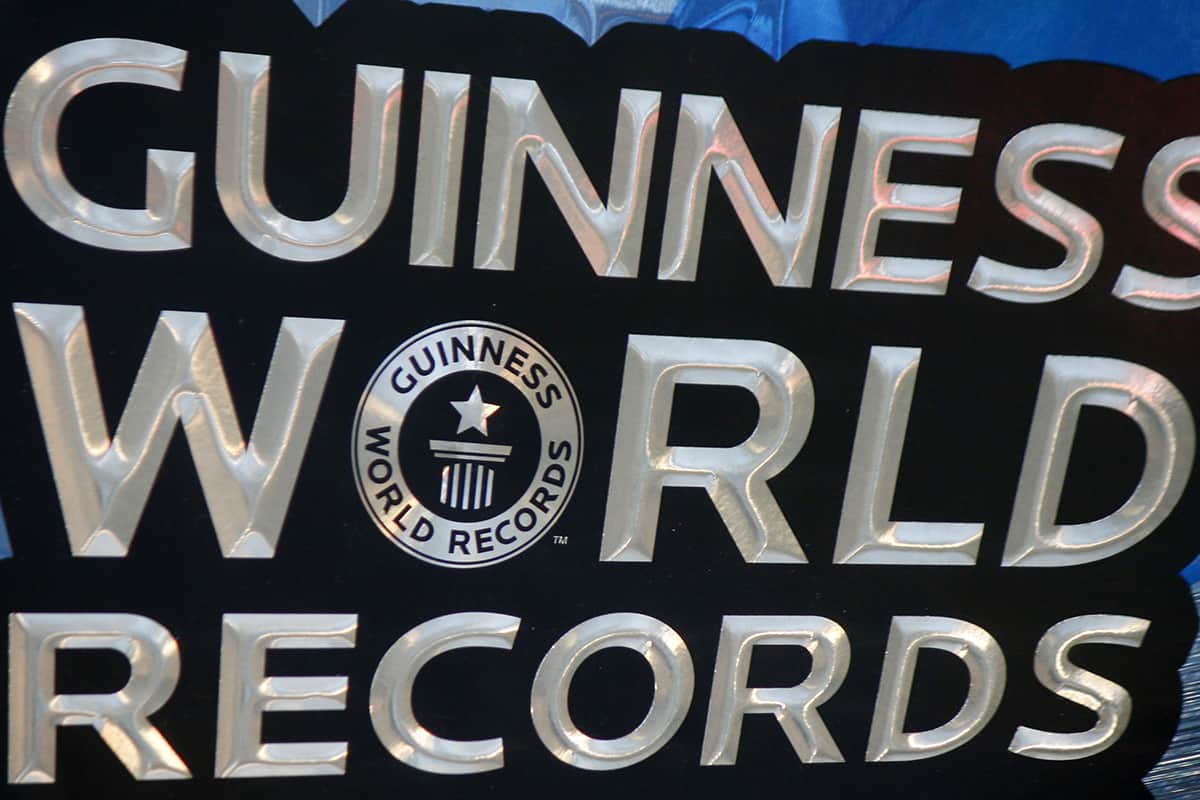 The logo of the brand Guiness World Records