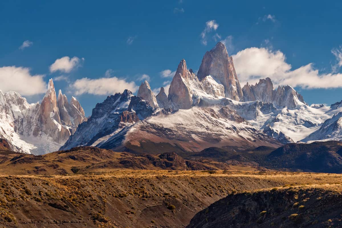 Fitz Roy mountain panorama southern Patagonia