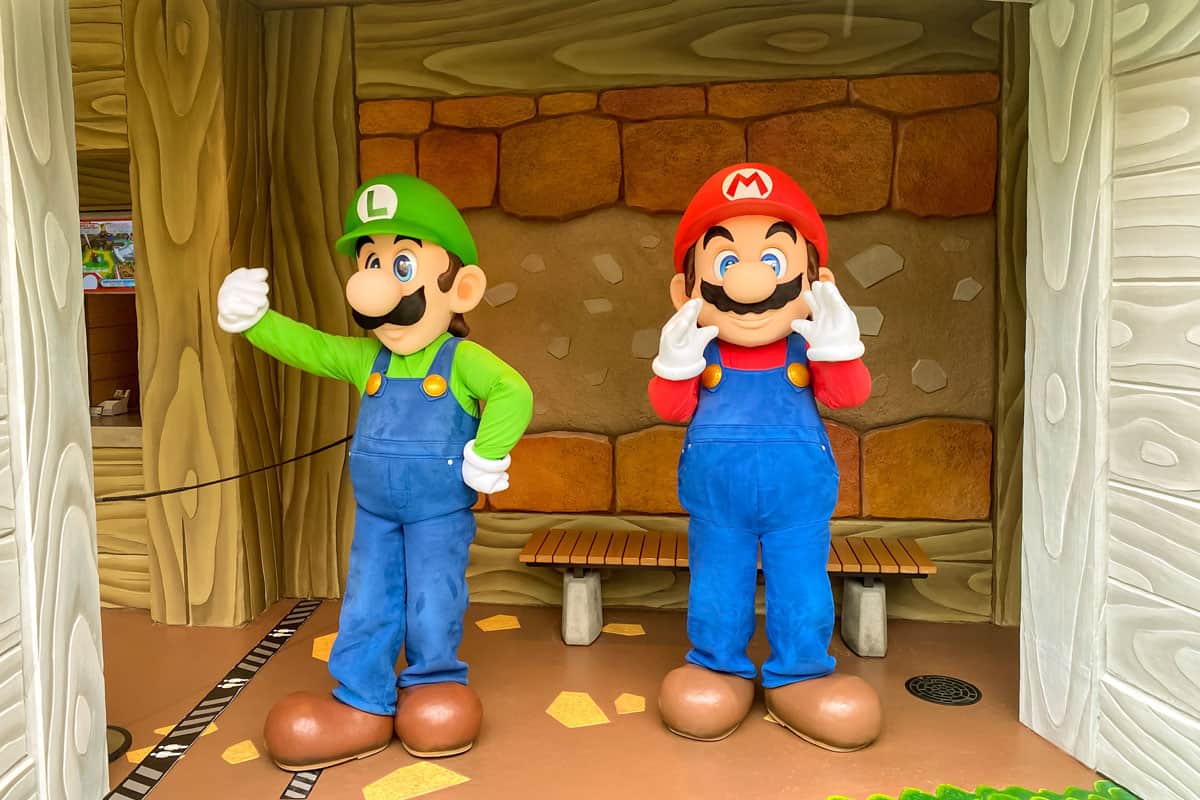 The Super Mario main characters Mario and Luigi