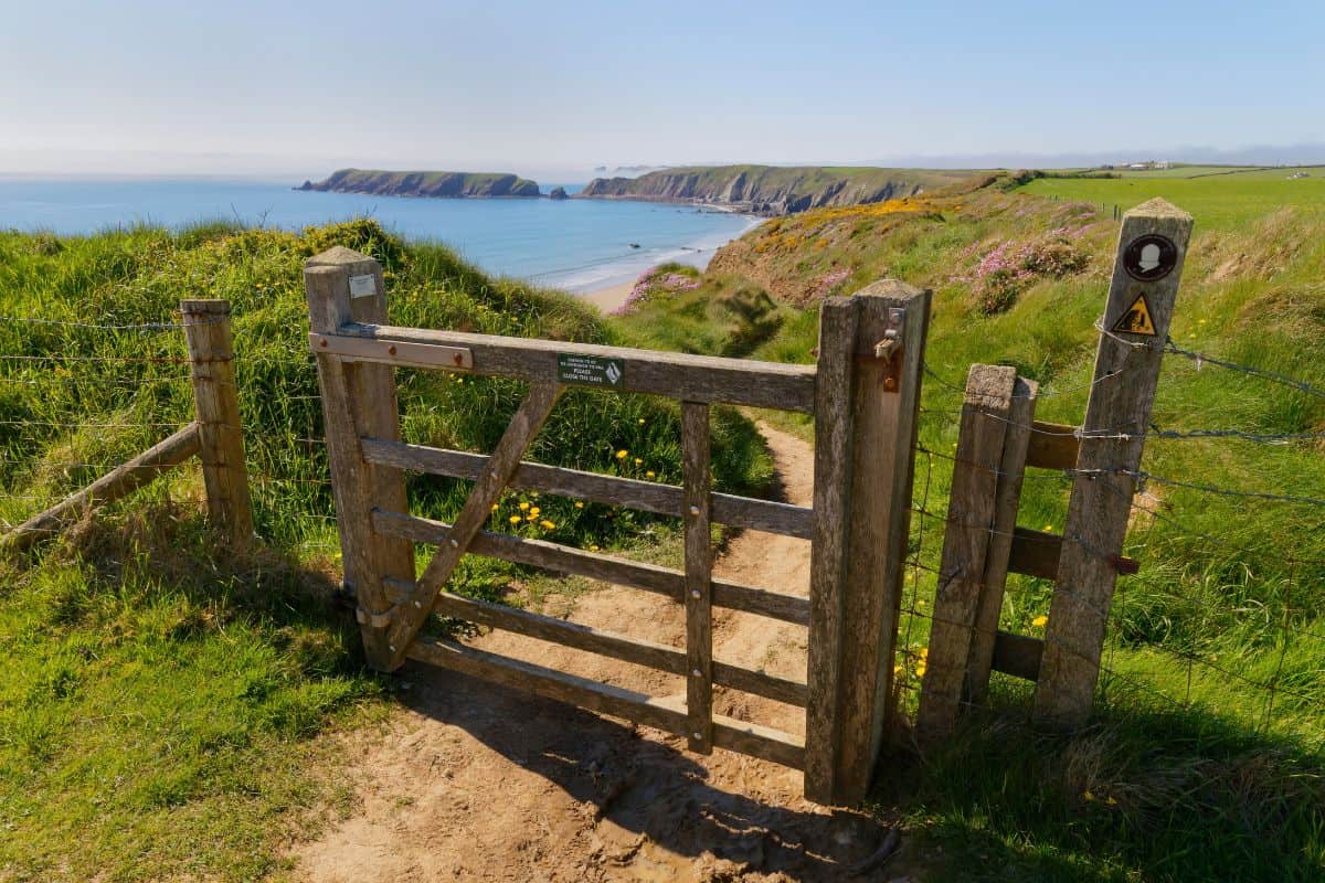 Gateway to Marloes Sands Pembrokeshire Coast Path Pembrokeshire Wales