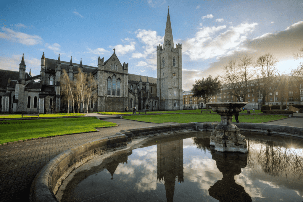 St. Patrick's cathedral in Ireland