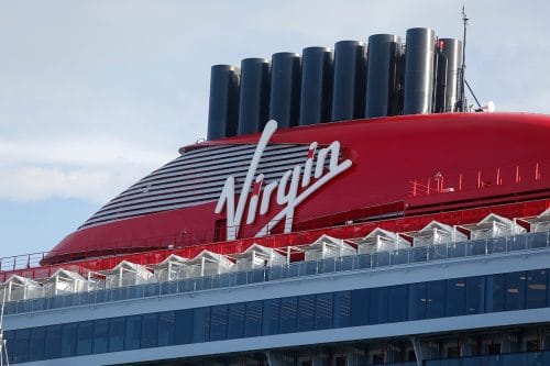 The cruise ship Valiant Lady operated by Virgin Voyages at the dock, Set Sail On A J Lo Cruise With Virgin Voyages' Latest Adventure