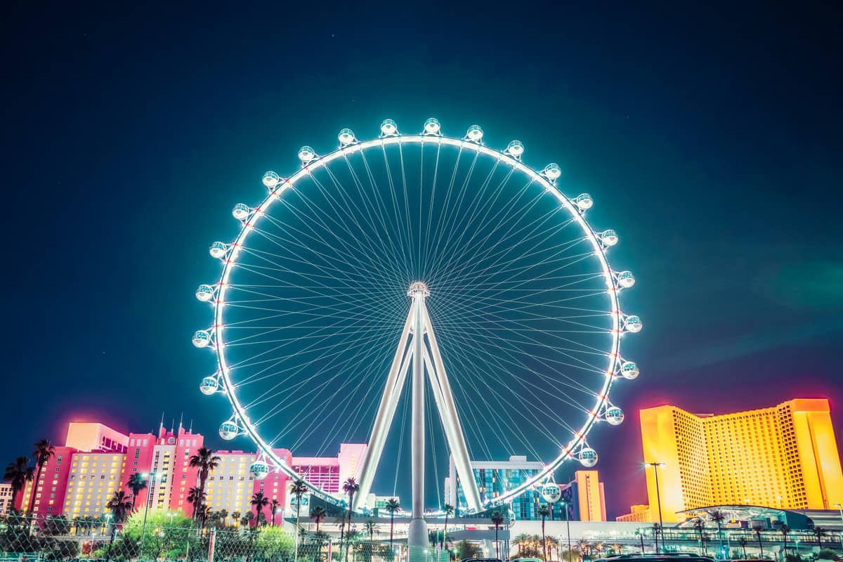 The tallest observation wheel in Las Vegas, The High Roller Ferris Wheel