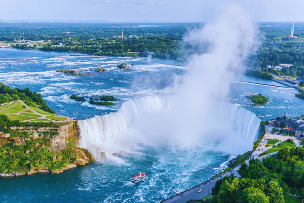 Ariel image of Niagara Falls