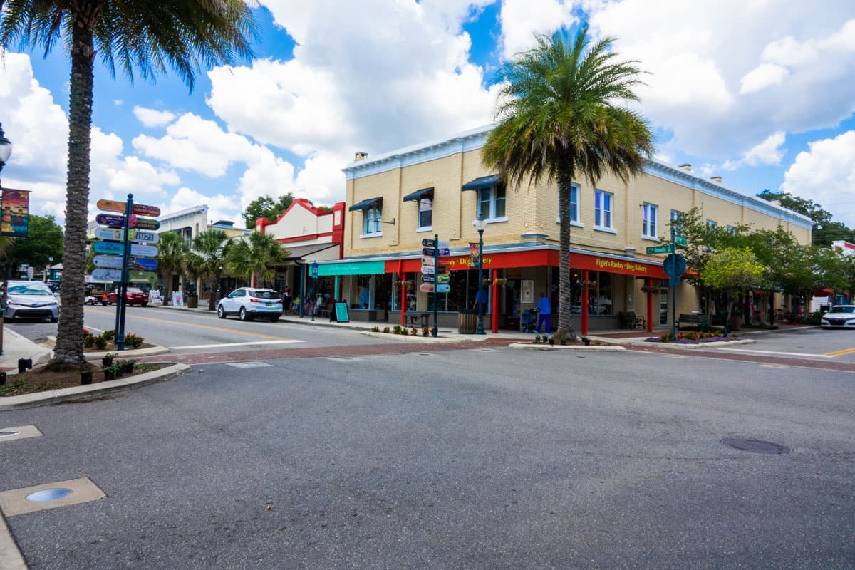 A view of Downtown Mount Dora
