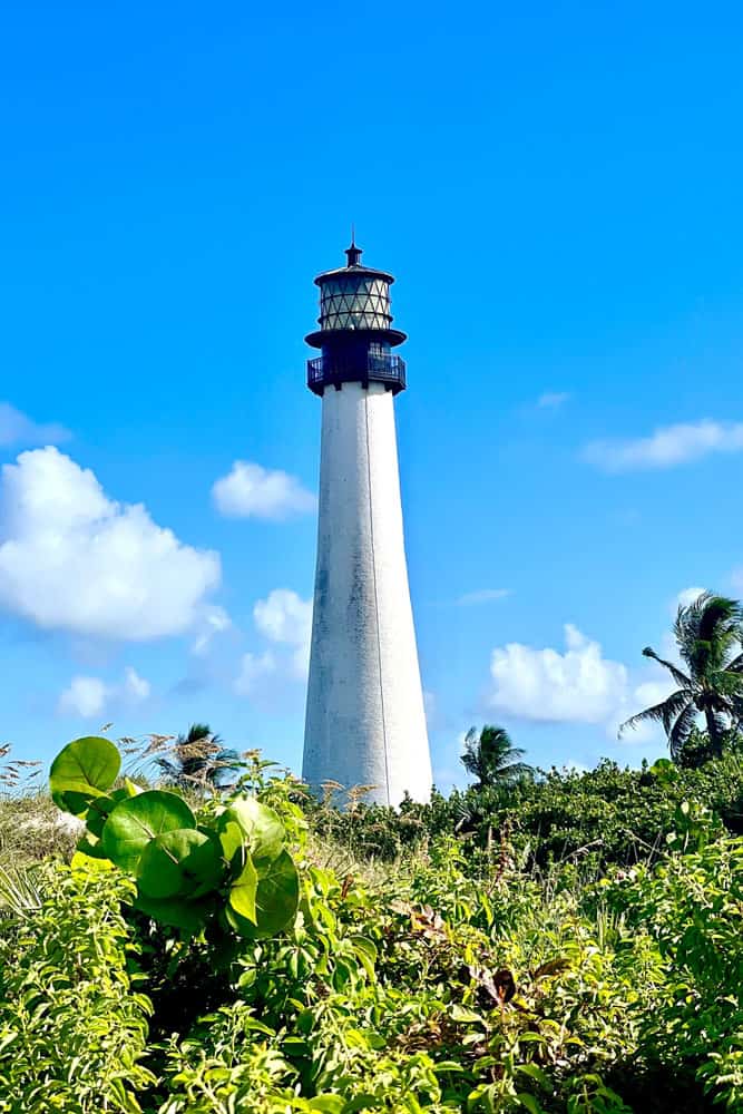 A lighthouse in Bill Baggs Cape in Florida