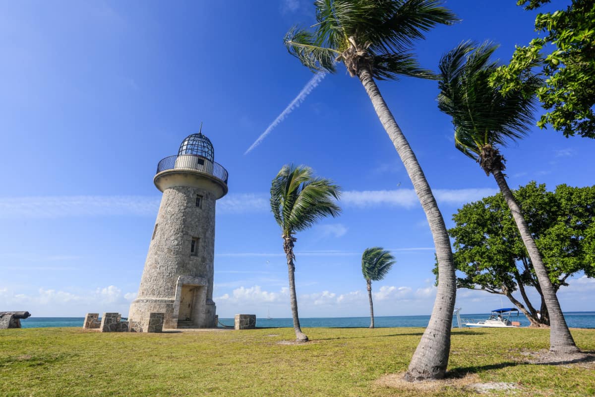 Ornamental lighthouse at Boca Chita Key, Biscayne National Park