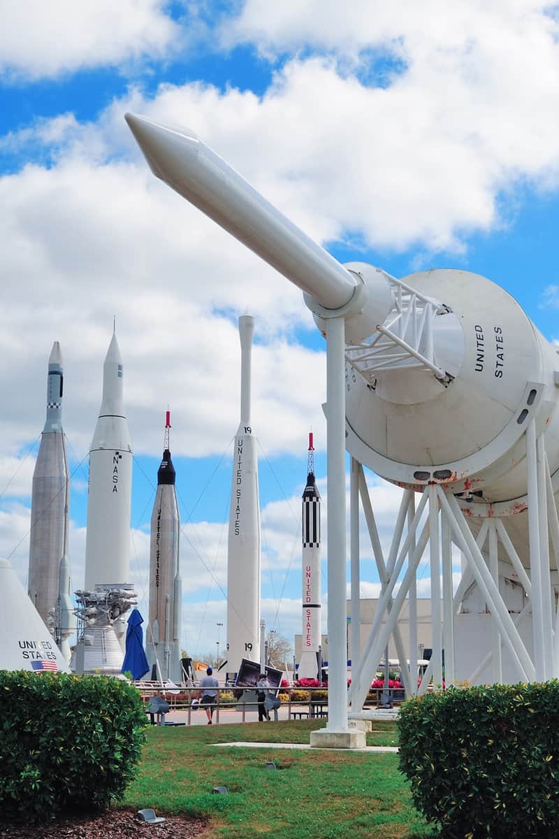 Kennedy Space Center Rocket Garden view