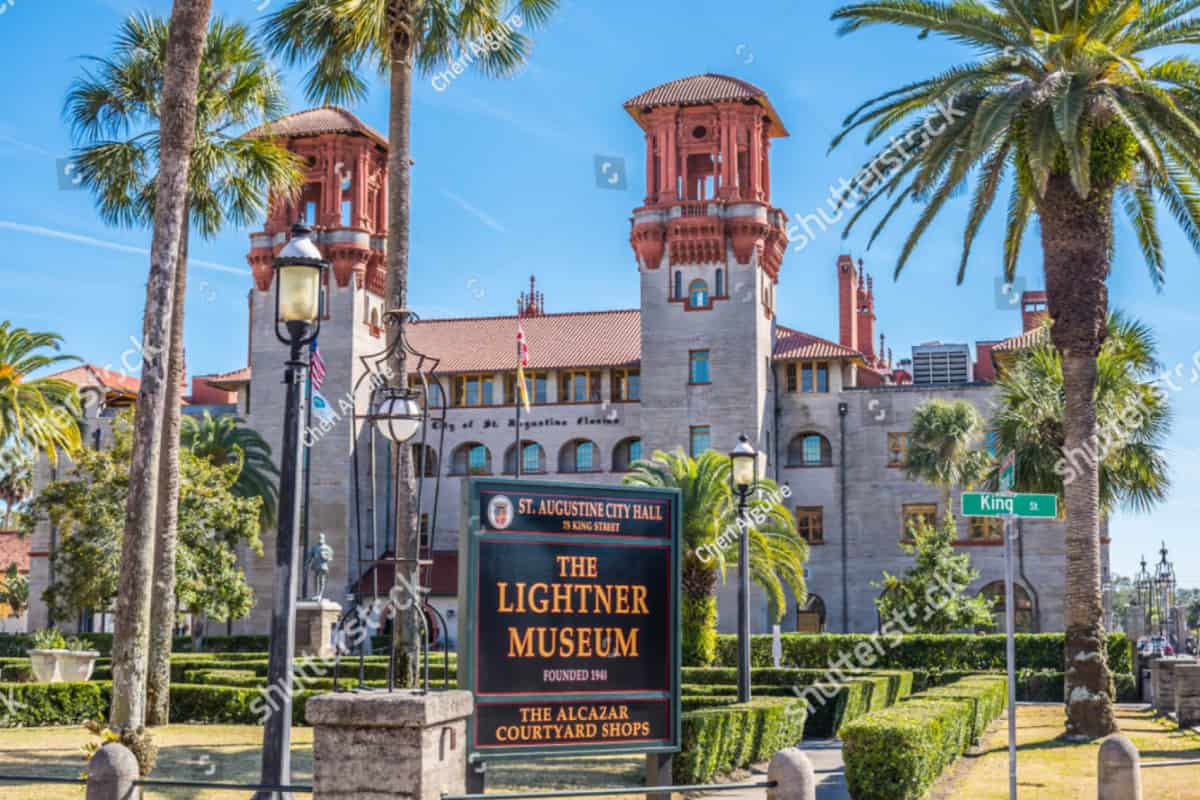 Lightner Museum front view of the building