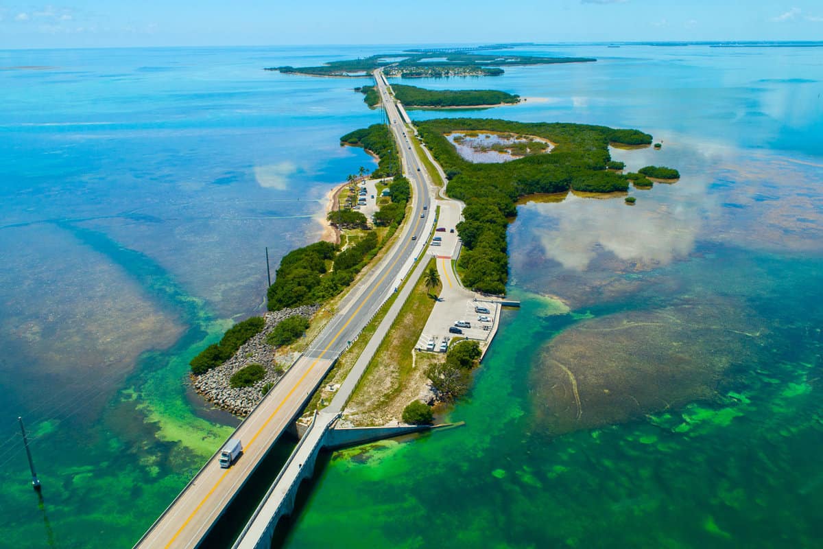 A road leading to the Florida Keys