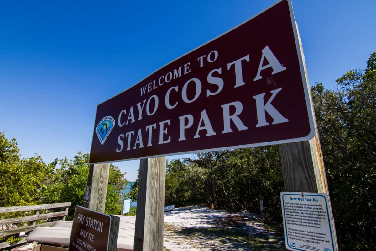 Cayo Costa State Park signage