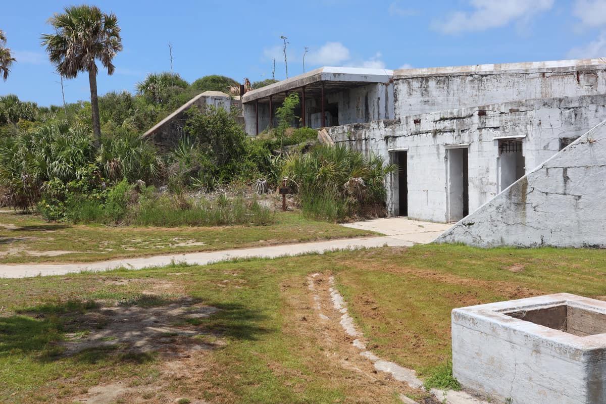 Ruins of Fort Dade in Egmont Key, Florida