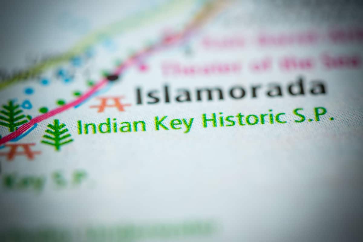 Indian Key Historic S.P. Florida map