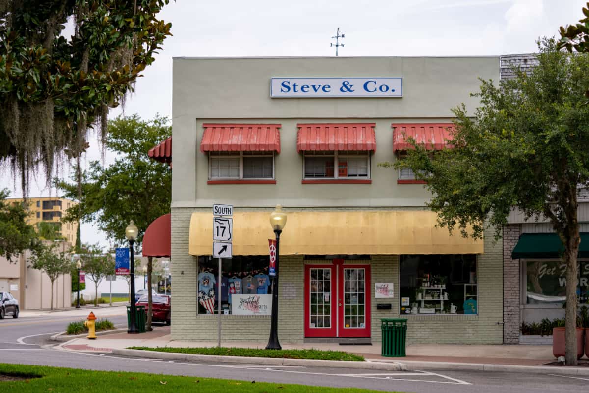 Local shops at Sebring Florida