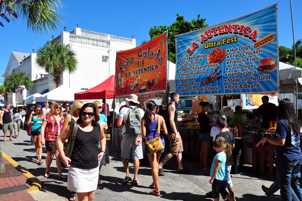 People having fun at the Key West Fantasy Festival