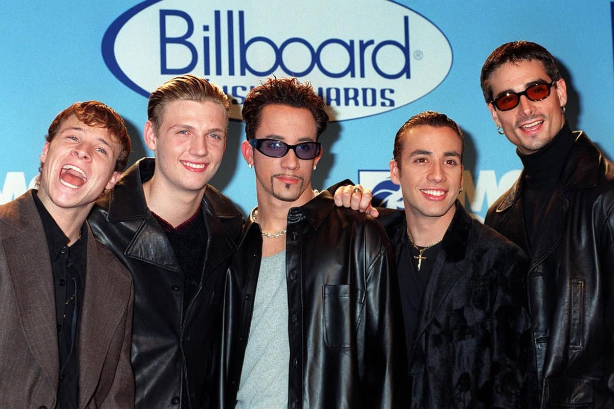 Pop group BACK STREET BOYS at the Billboard Music Awards at the MGM Grand in Las Vegas.