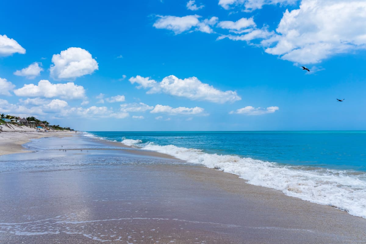 beach of Wabasso Beach Park - Indian River County, Florida
