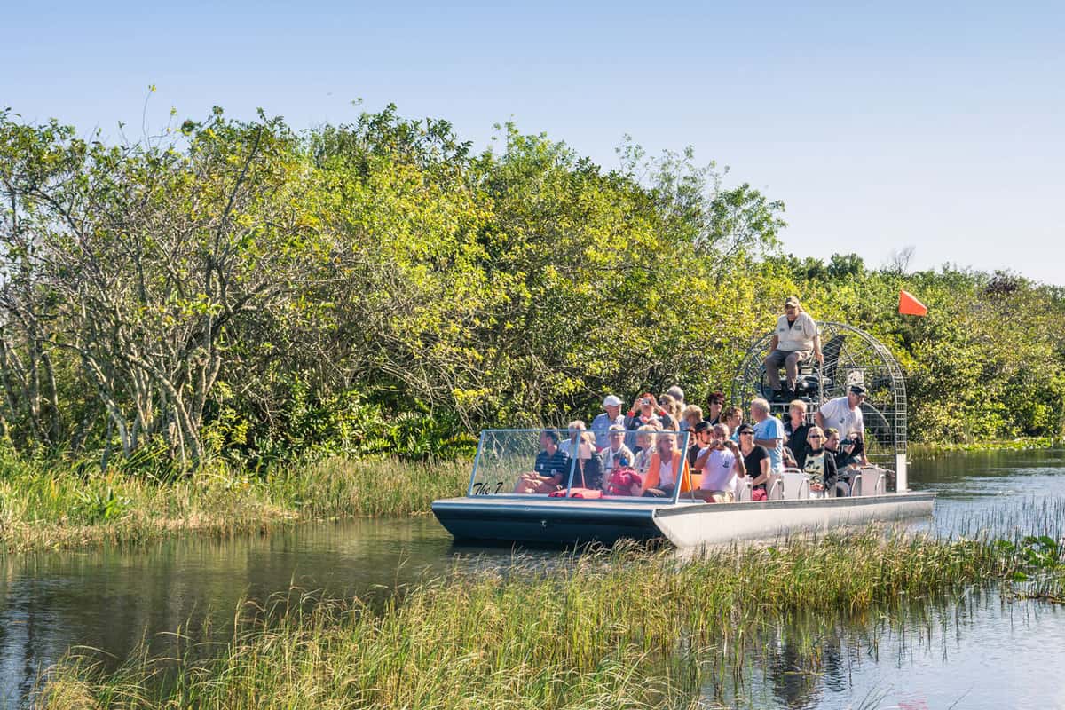 An airboat in Florida