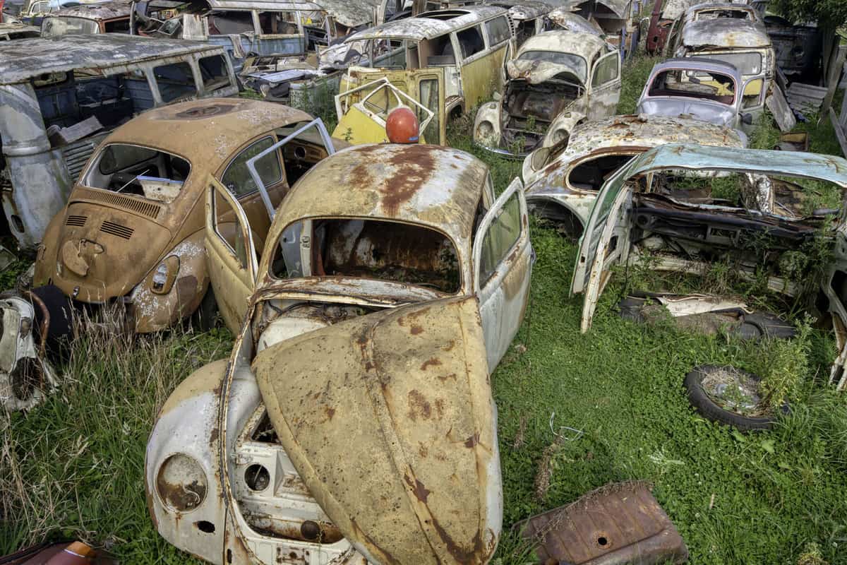 Abandoned volkswagen vehicles