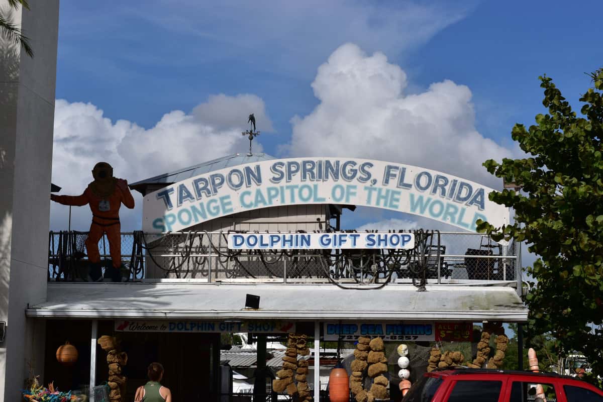 sponge docks in Tarpon Springs,FL