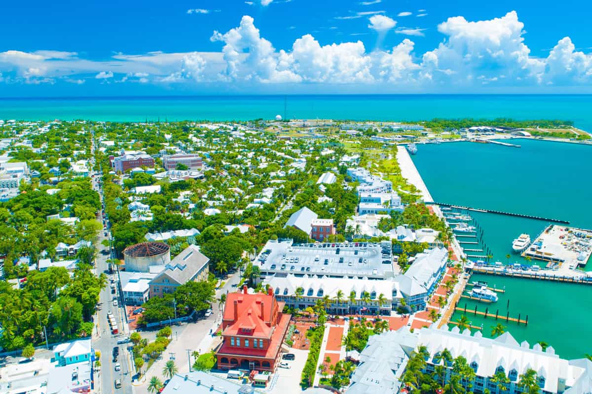 Aerial view of Key West. Florida. USA.
