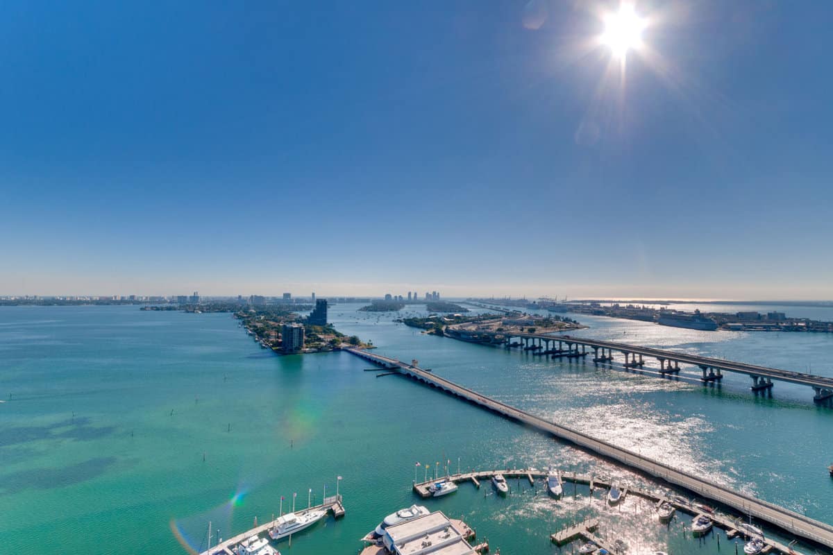 Biscayne Bay in Miami, Florida
