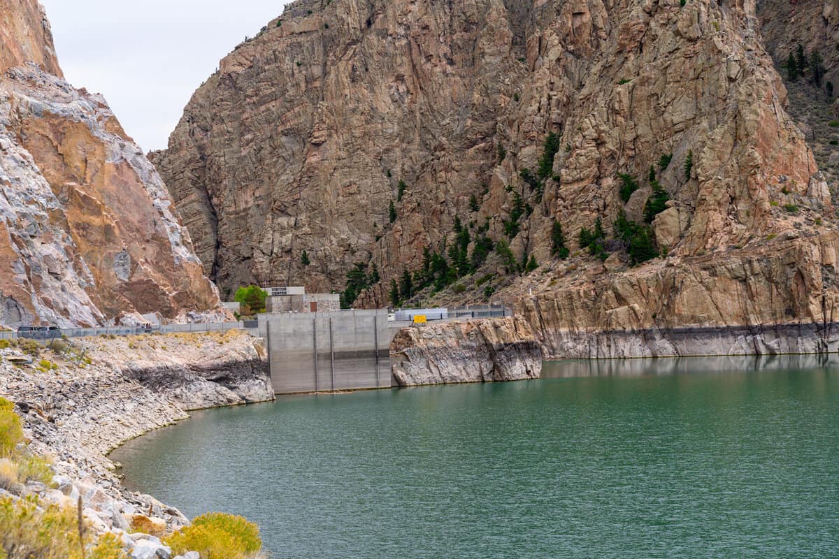 Buffalo Bill Dam in Cody, Wyoming